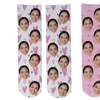 Image 3: Get fun with Love Theme Novelty Face Socks  for One or Two