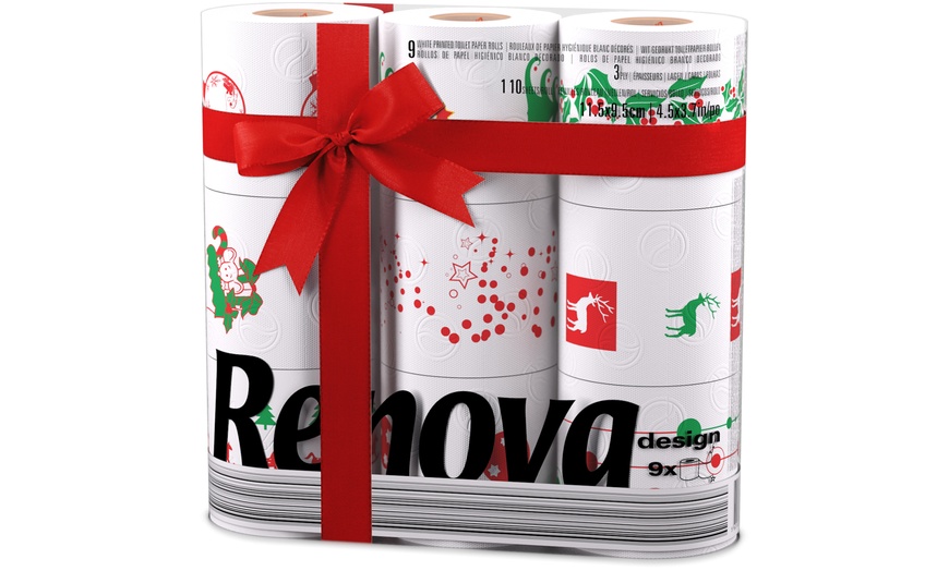 Image 3: Upto 45 Renova Christmas Toilet Paper and Kitchen Rolls