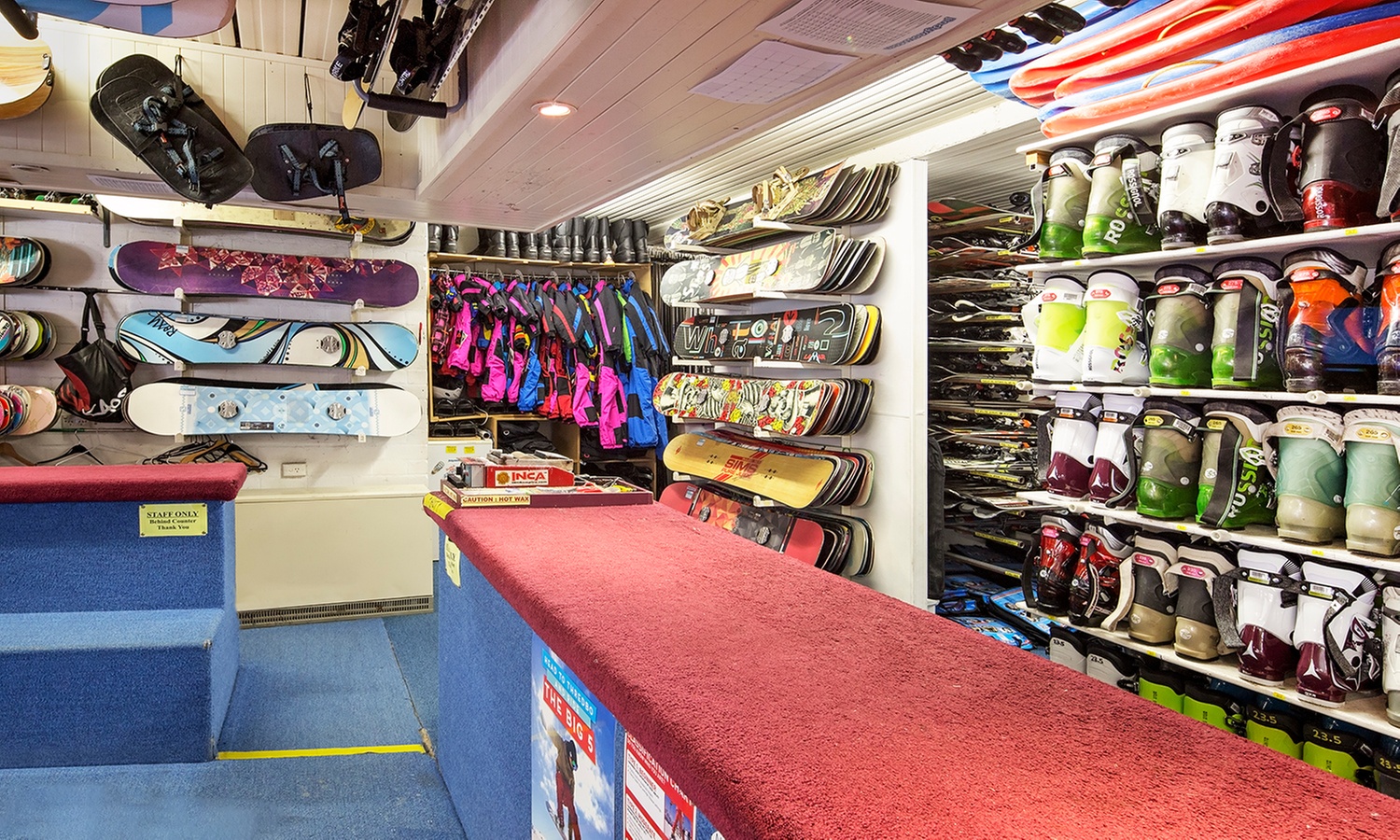 Ski, Snowboard & Snow Equipment Hire for Up to Five People