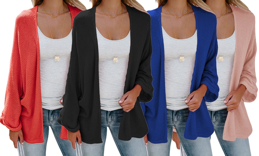 Image 1: Women's Loose Fit Cardigan