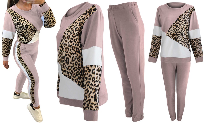 Image 9: Two-Piece Leopard Tracksuit