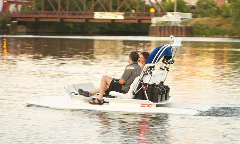 $99 for Two-Hour Electric Boat Rental on the River for Two at Kayak Chicago ($170 Value) - Primary Image