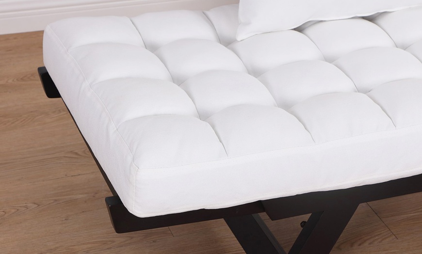 Image 16: Homcom Folding Sofa Bed