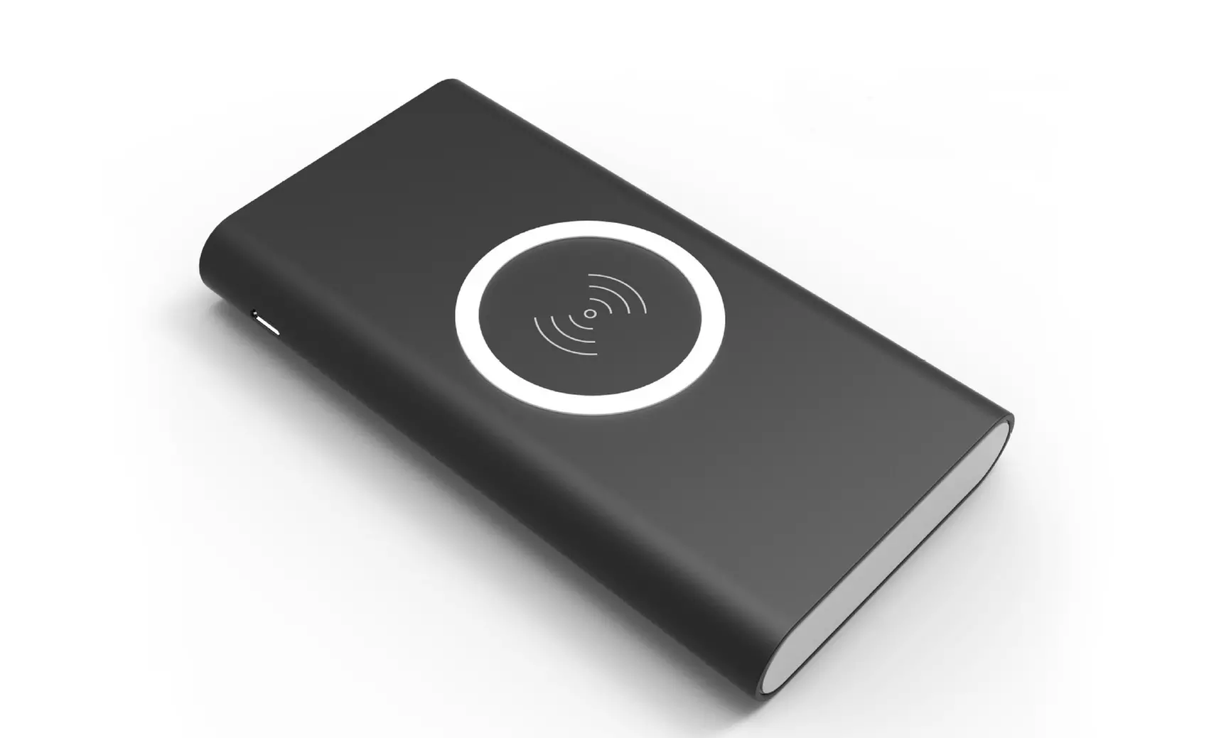 Powerbank mit 20 000 mAh und Qi-Charging Pad zum kabellosen Aufladen in Schwarz oder Weiß inkl. Versand - Second Medium
