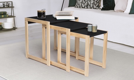 Ensemble de 3 tables basses Atlanta