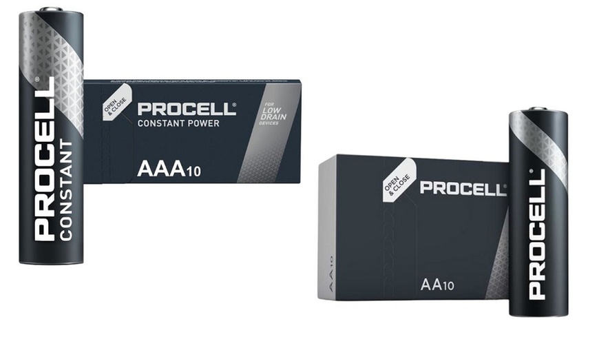 Image 1: Up to 40 Procell By Duracell Alkaline Batteries 1.5V