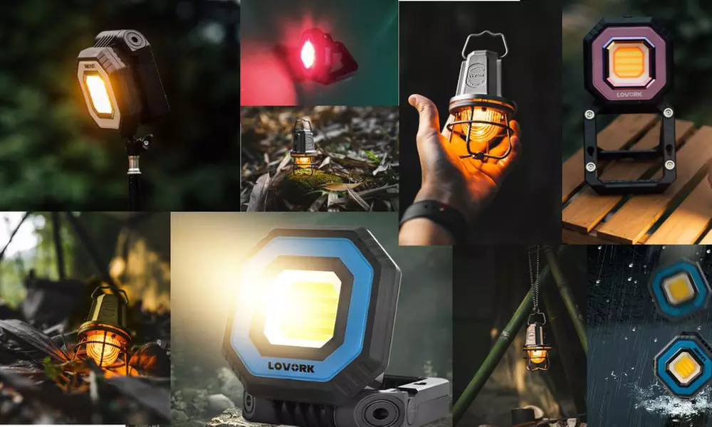 Lampe à LED rechargeable avec ou sans trépied, coloris et modèle au choix - Primary Image