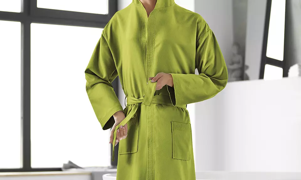 Accappatoio in microfibra con trattamento super assorbente