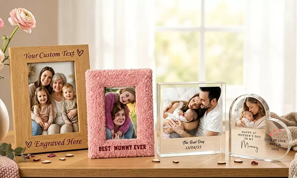 Custom Mother’s Day Photo Frame | Photo Decor & Night Lamp For Mom