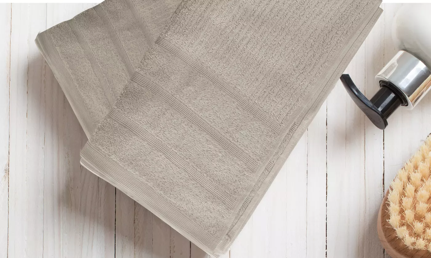 Royal Comfort Egyptian Cotton 8 Piece Towel Pack Granite, White & More