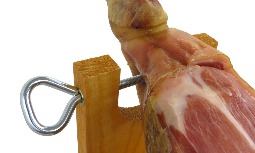 Image 2: 6kg Serrano Ham with Holder