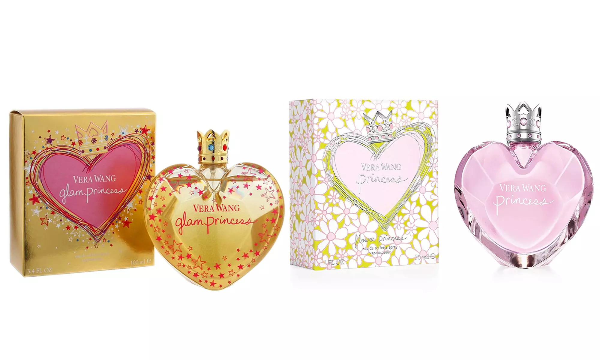 Vera Wang Flower or Glam Princess Eau de Toilette 100ml Spray - Primary Image