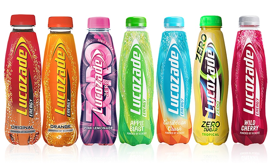 Image 3: Lucozade Energy Flavoured Sparkling Drink 380ml 24-Pack