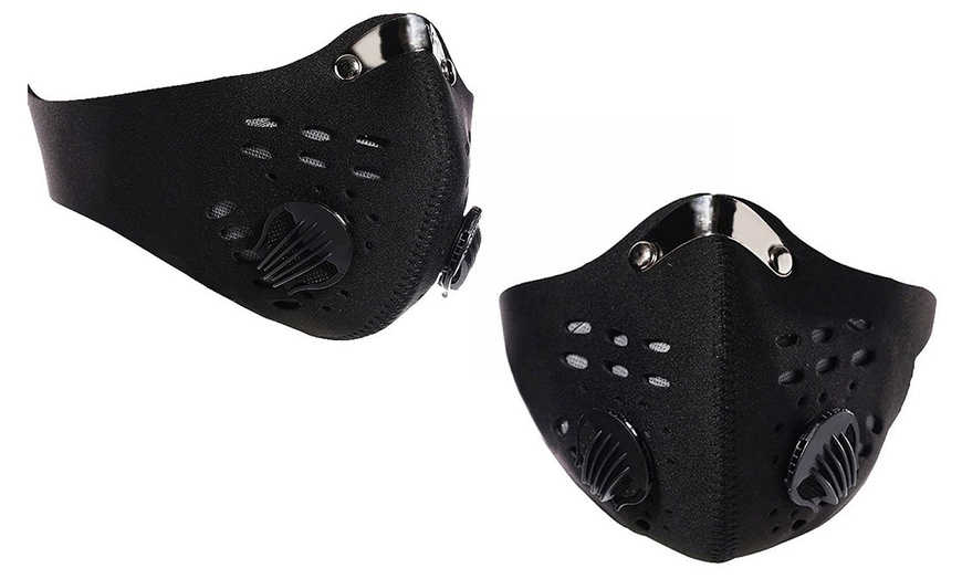 Image 3: Double Filter Face Mask