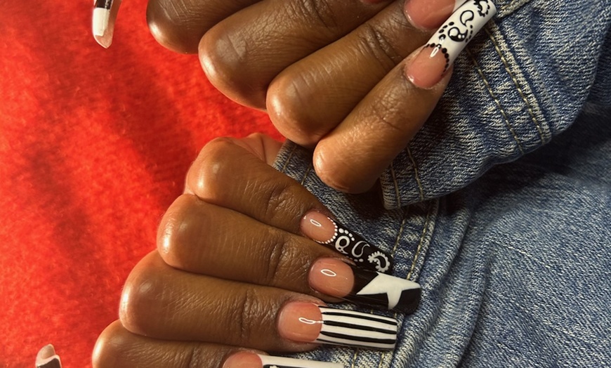 Image 4: Gel Manicures, Pedicures, & Acrylic Full Sets with French Tips