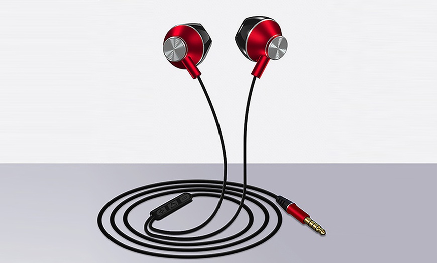 Image 3: In-Ear Earphones with Microphone