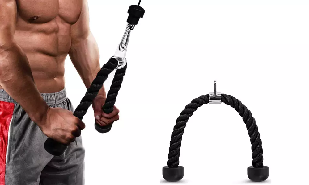 1 o 2 corde per tricipiti con fune con spedizione gratuita - Primary Image