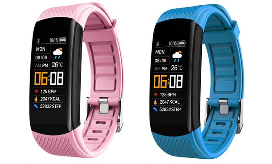 Image 12: One or Two Smart Activity Tracker Watches with Heart Rate Monitor