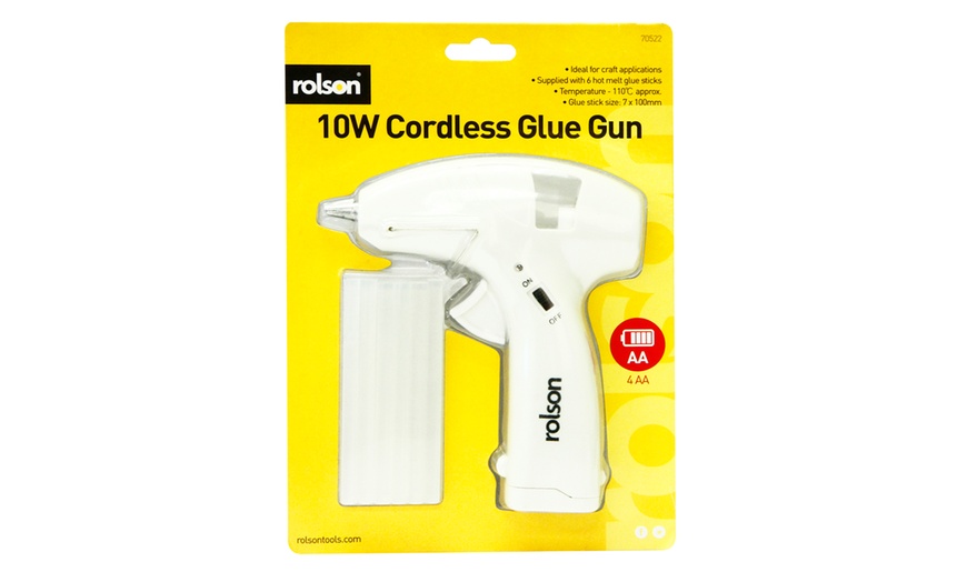 Image 2: Rolson 10W Cordless Glue Gun