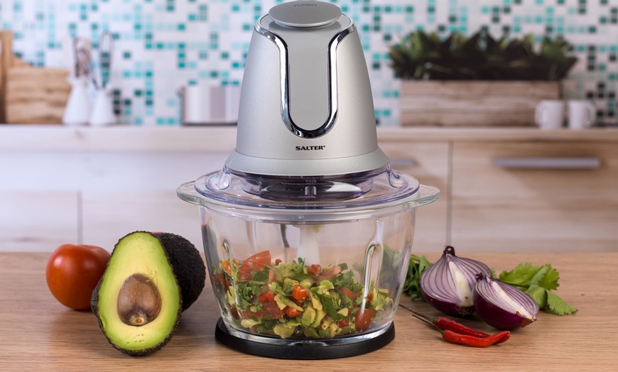 Image 10: Electric Glass Food Chopper