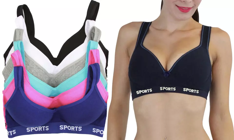 Padded Supportive Bra (6-Pack) - Primary Image