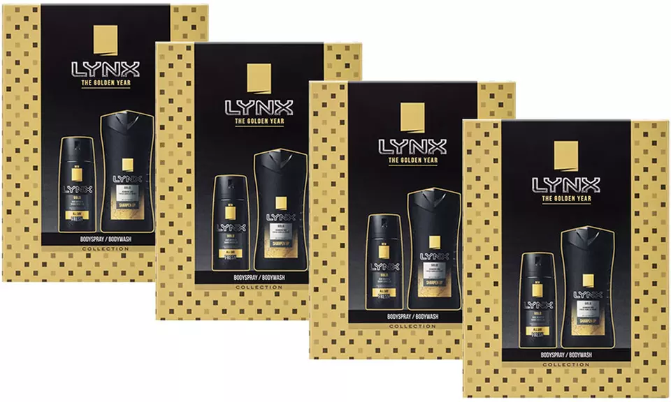 1, 2, 3 ou 4 coffrets cadeau Lynx Gold Duo - Second Medium