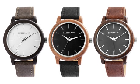 Uno o 2 orologi unisex Excellanc, disponibili in 3 colori diversi