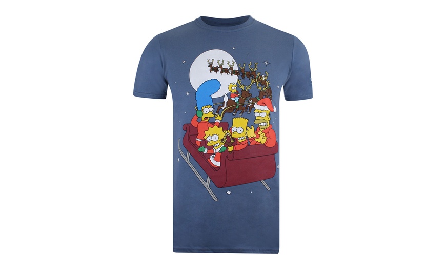 Image 4: Simpsons Christmas T-Shirt