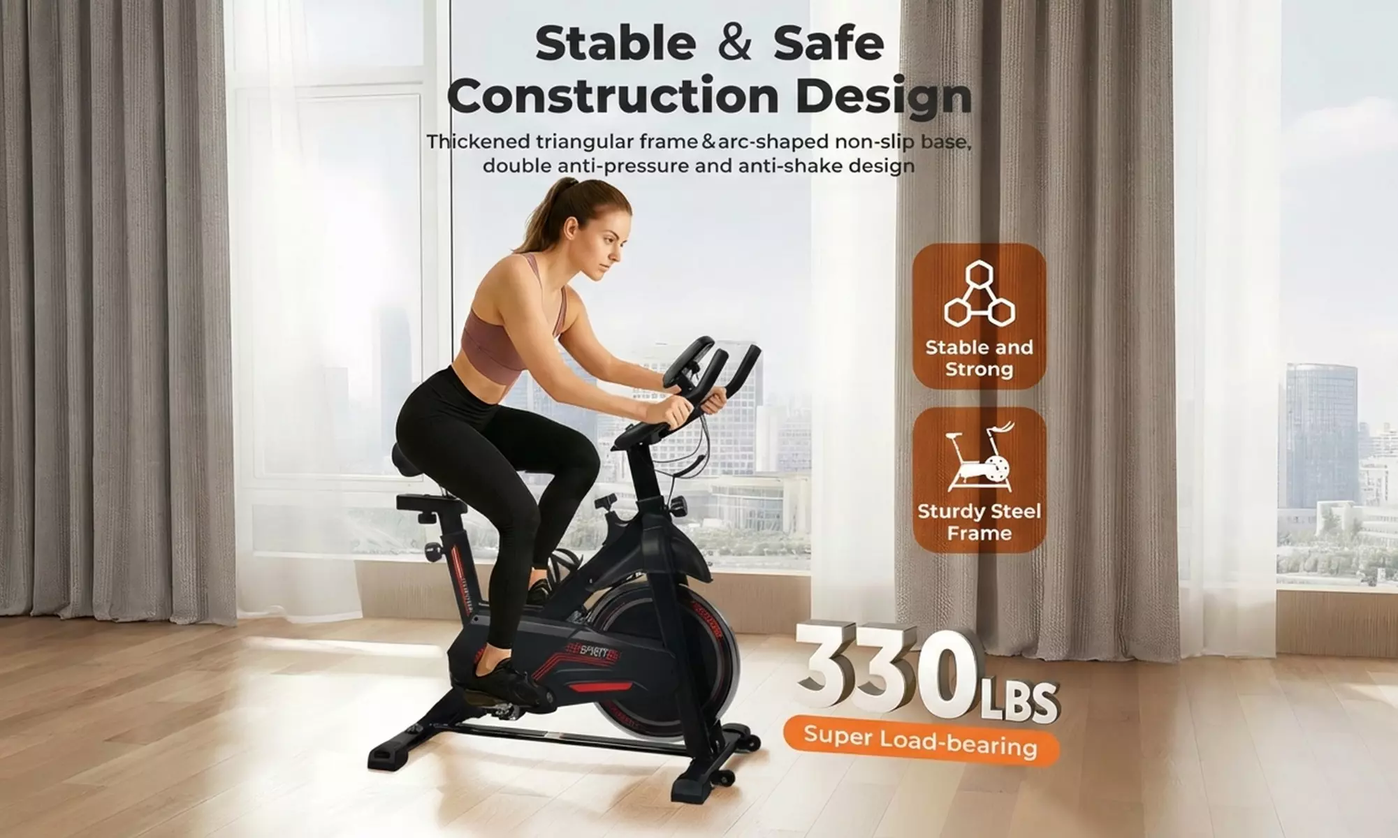 Centra Smart Indoor Exercise Bike With App Compatibility