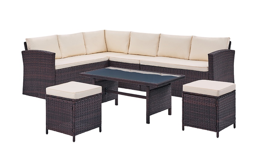 Image 3: Corner Group Sofa Set