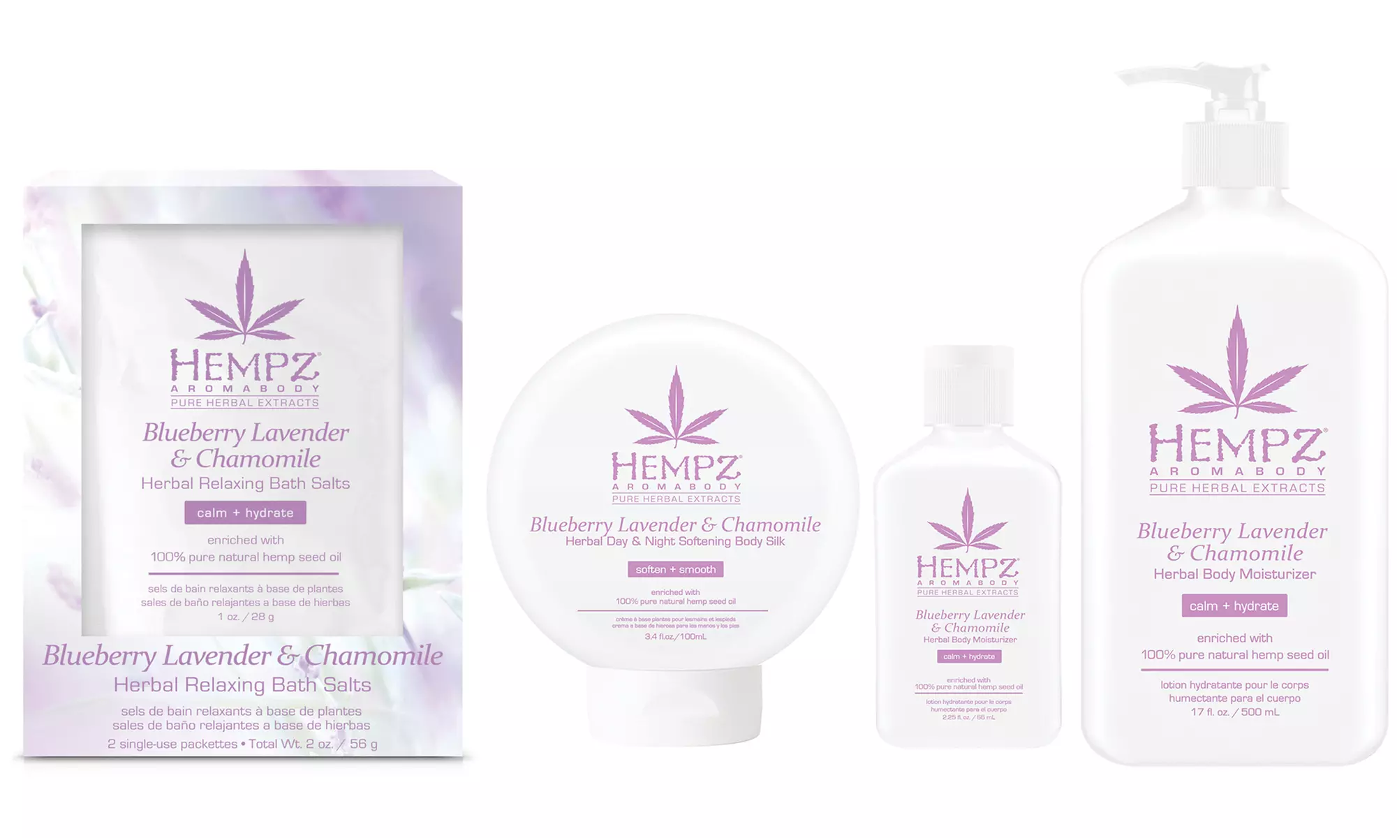 Hempz Aromabody Blueberry Lavender & Chamomile Collection - Primary Image