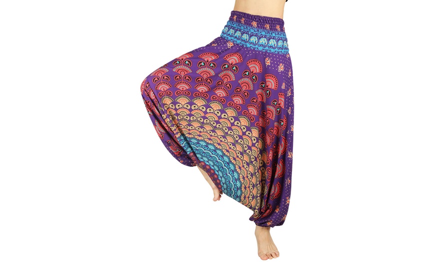 Image 6: Women's Printed Harem Trousers