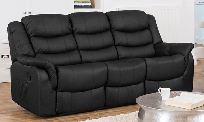 carmona bonded leather reclining sofa sets