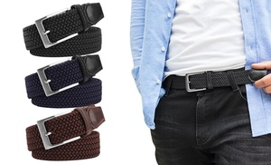 Men's Woven Braided Belt