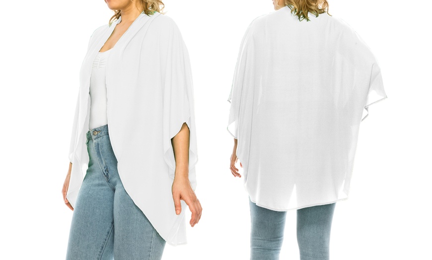 Image 23: MOA Collection Women's Loose Fit Cardigan Sweater