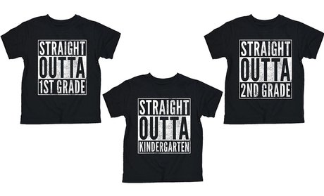 Youth's Straight Outta School Tees