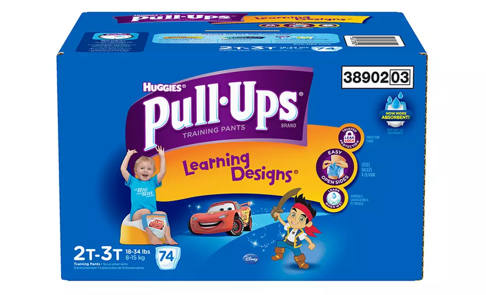 Huggies Pull-Ups Training Pants; 2T–3T (74ct.), 3T–4T (62ct.), and 4T–5T (56ct.) + 5% Back in Groupon Bucks - Second Medium