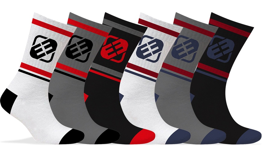 Image 3: Lot de 6 chaussettes Freegun unis pour homme