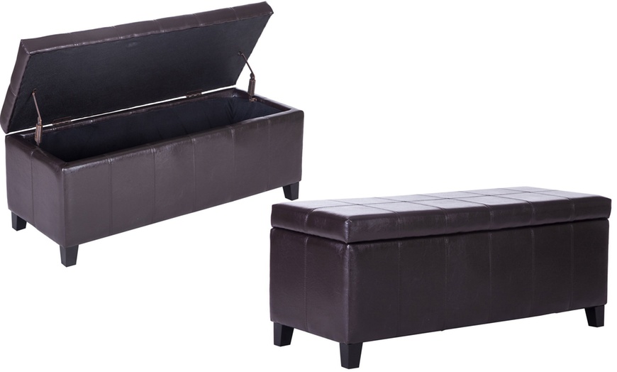 Image 2: Ottoman Storage Bench