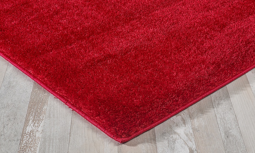 Image 35: Shimmer Soft Shiny Thick Shaggy Rug