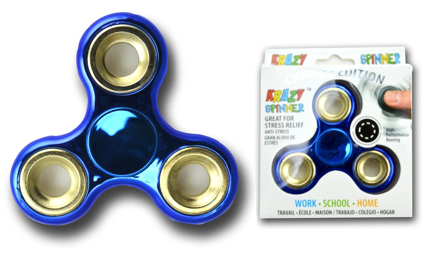 Image 7: Fidget Spinner chromé