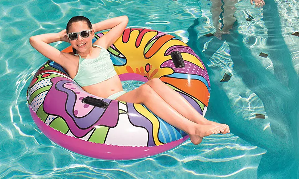 Bestway Inflatable Rubber Swim Ring - Primary Image