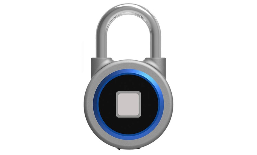 Image 1: Bluetooth Fingerprint Padlock