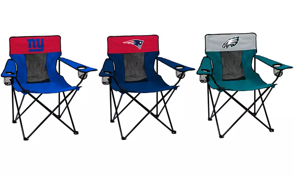 Logo Brands NFL Folding Chair with Cup Holders and Carrying Case - Primary Image
