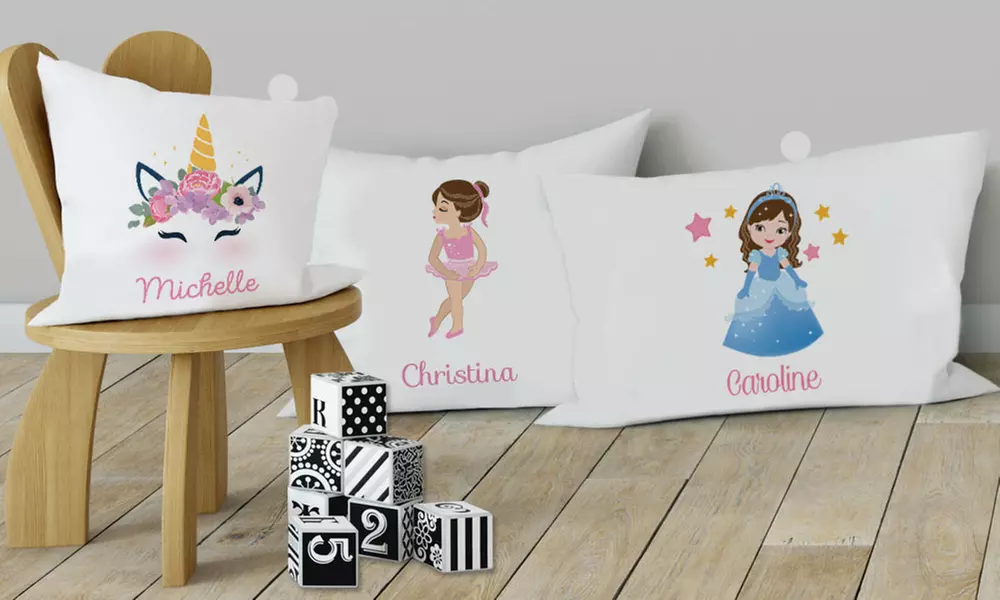 One, Two, Three, Five, or Ten Custom Sleeping or Throw Pillow Covers from Monogram Online (Up to 80% Off) - Primary Image