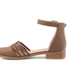 Image 7: Journee Collection Women's Faux-Suede Braided Ankle-Strap Shoes