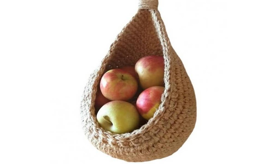 Image 6: Hanging Wall Vegetable Fruit Basket Organizer Bag
