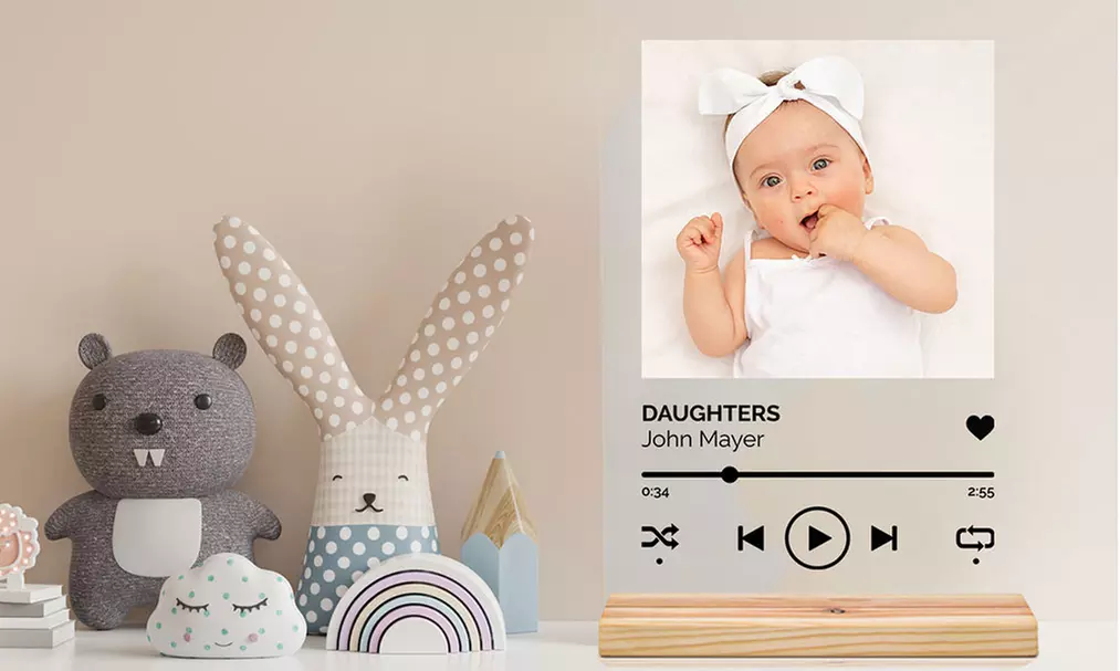 Gepersonaliseerde muziekplaat