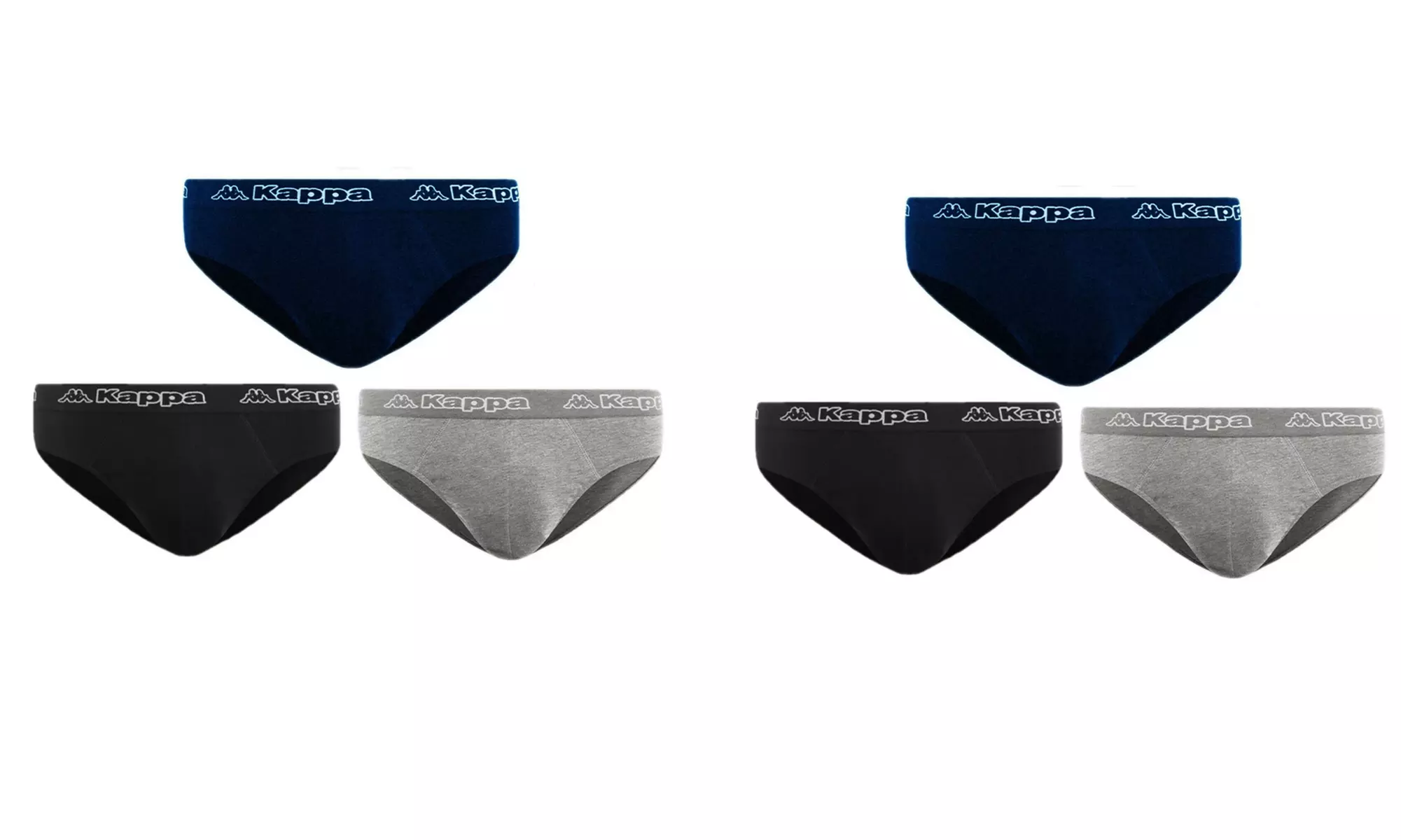 Confezione da 3 o 6 slip o boxer Kappa