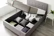 Fabric Ottoman Storage Bed with Optional Memory Foam Mattress - Image 6